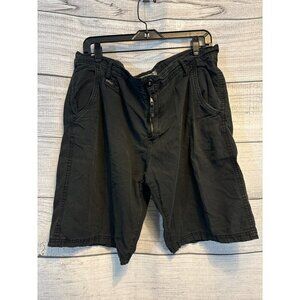 Mens Buffalo David Bitton Black Cargo Shorts Size 36